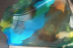 Abstract Acrylic Sculpture in Color